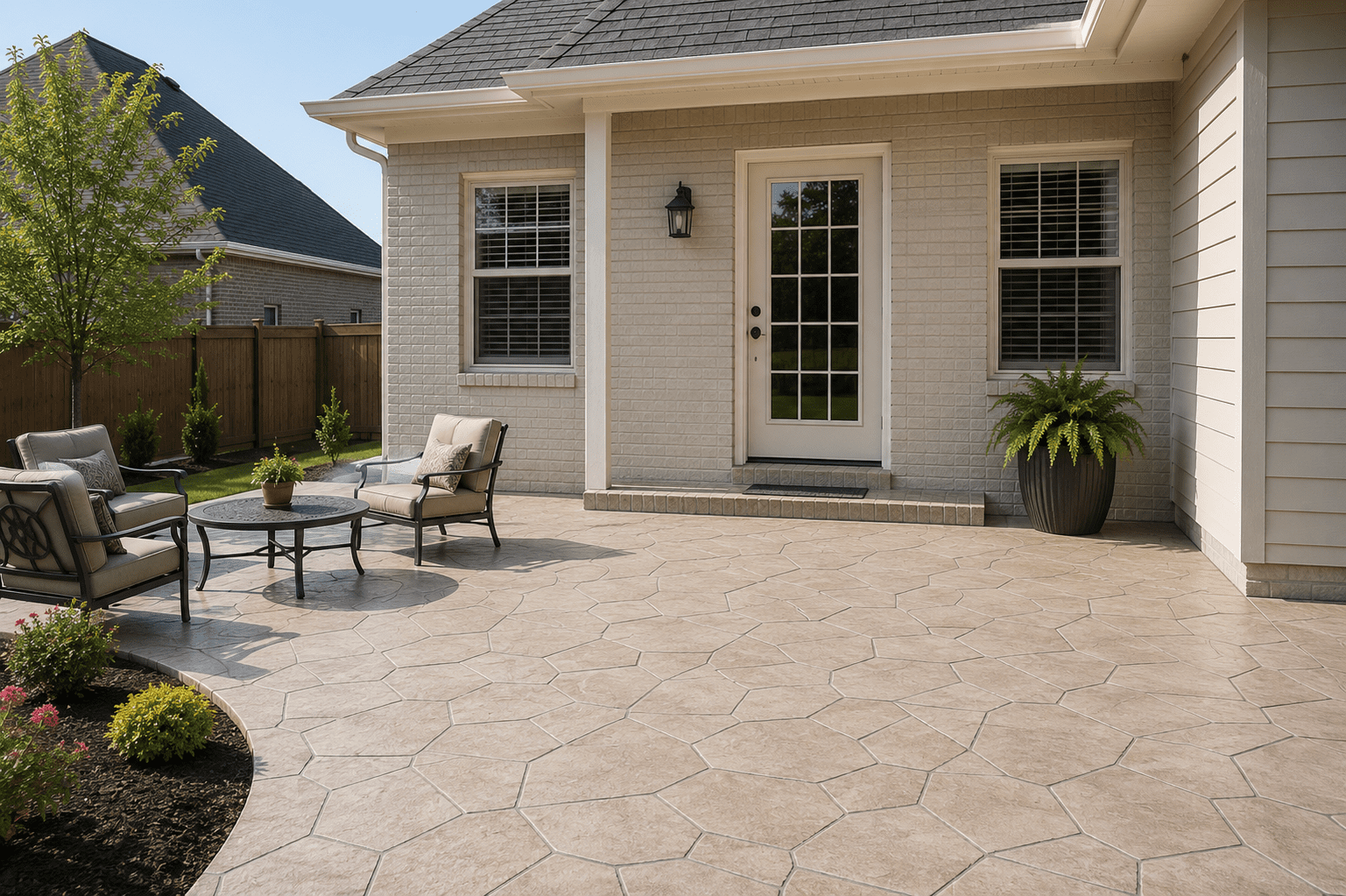 Stamped Concrete Services Rogers AR