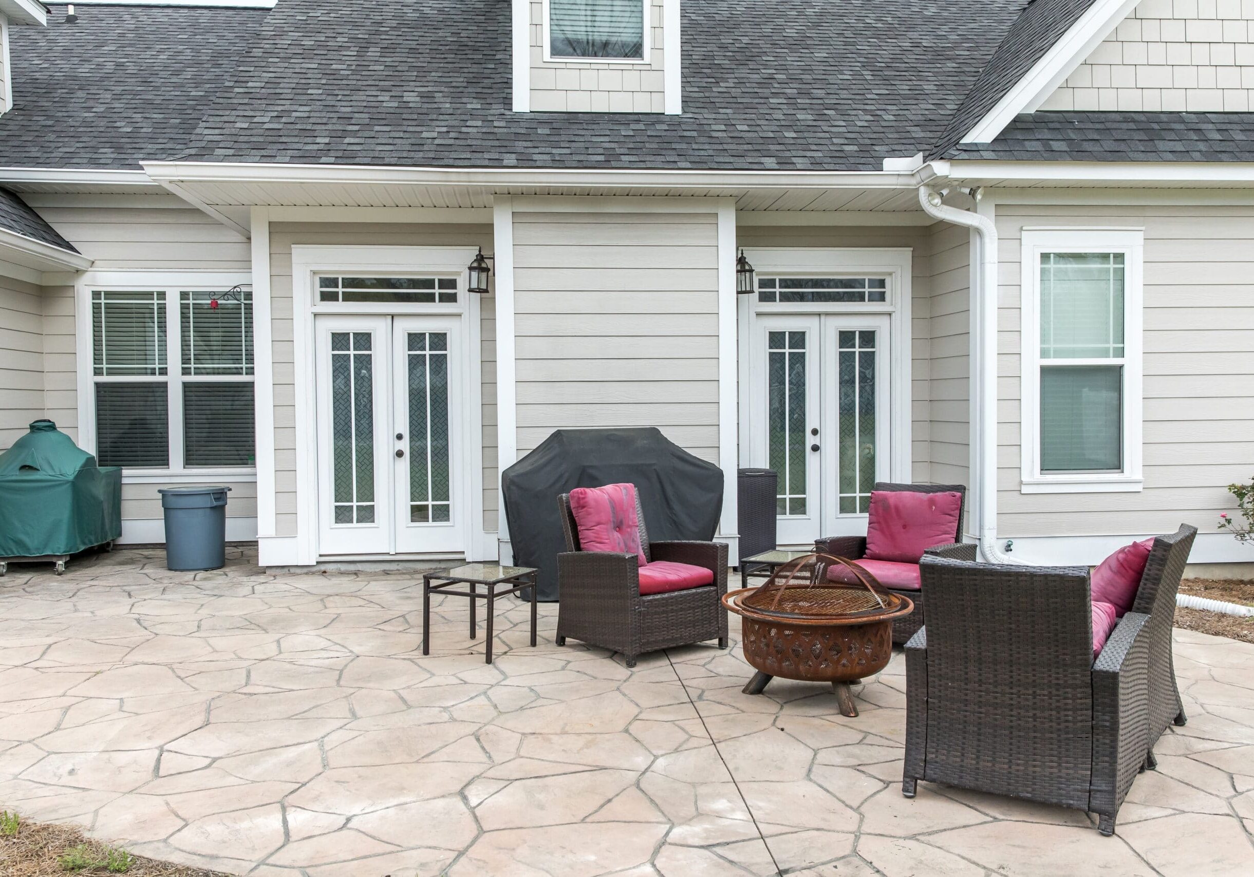stamped concrete installation Rogers AR